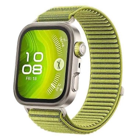 xDfind Vævet Nylon Velcro Urrem Til Huawei Watch Fit4 / Fit4 Pro / Fit3