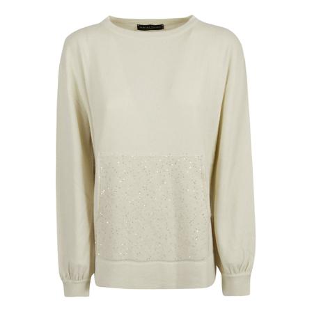 Fabiana Filippi, Sweatshirt Beige, Dames, Maat:M