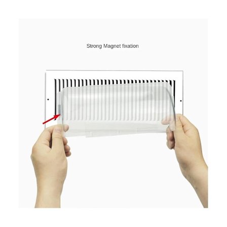 Justerbar Magnetisk Luftdeflektor Enkel Justering Mellom 8-14 Tommer for Gulvregistre, Ventiler, Sidevegg F