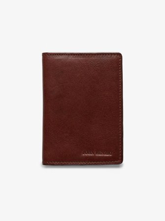 John Henric Men's Kastanienbrauner Kartenetui Edda Size Onesize