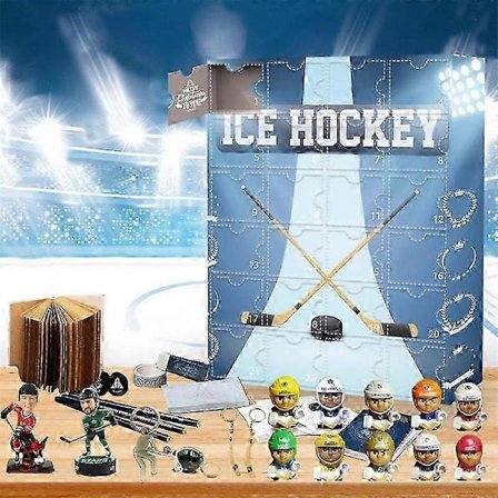 Hockey Julekalender 2025 Hockey Jul Golf Tegneseriefigurer Blindboks