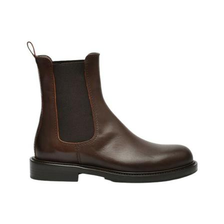 Rotta, Brown Leather Chelsea Boots Brązowy, Kobieta, Rozmiar: 37 EU