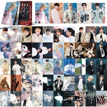 55 x Enhypen Lomo-kort Enhypen Sacrifice (Eat Me Up) Nytt Album Lomo-kort Enhypen Affischkort för Fans(PA)