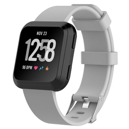 Gummirem til Fitbit Versa/Versa 2 Grå