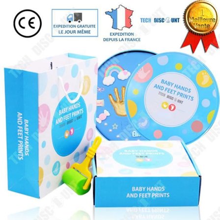 TD Molding Baby Mage Gravid kvinna Handavtryck Födelse Souvenir DIY Leksak Bläck och fötter Nyfödda Barn Present