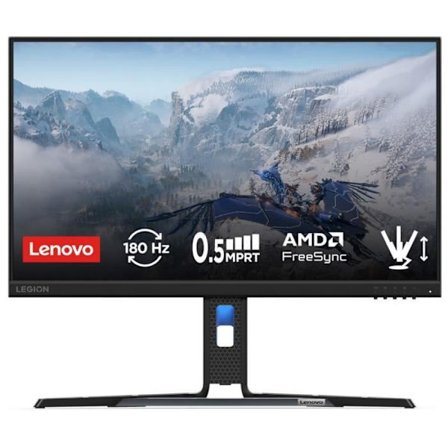 LENOVO Legion R24e spelskärm | 23,8 FHD IPS 180Hz - 0,5ms - HDMI 2.1 - FreeSync - Höjdjusterbar
