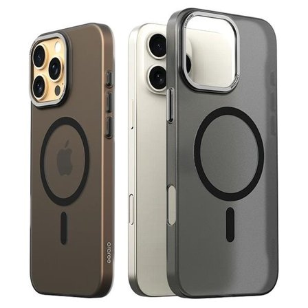 Araree Mobilskal till iPhone 16 Pro Max MagSafe Aero Frame - Clear Svart