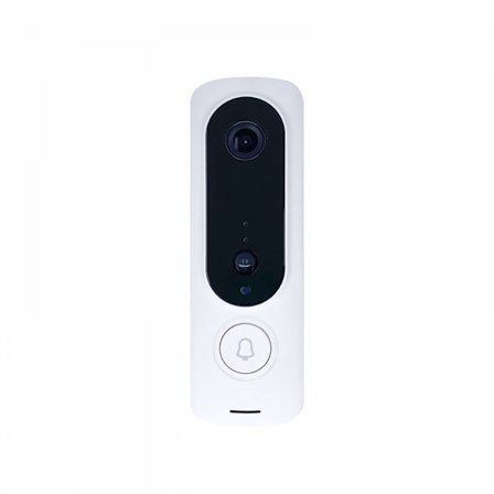 Smart WiFi fjernbetjening videodørklokke, intelligent visuel dørklokke hjemme intercom HD trådløs genopladelig sikkerhedsdørklokke