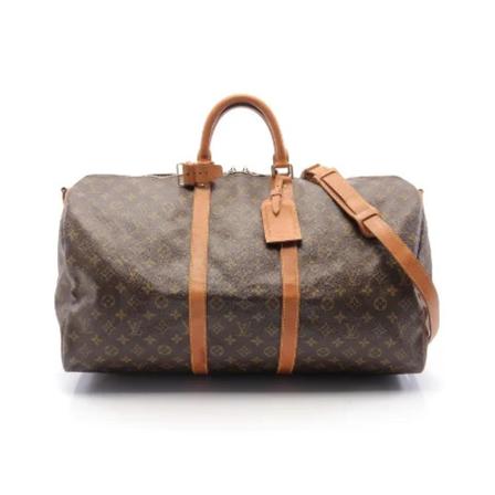 Louis Vuitton Vintage, Pre-owned Leather louis-vuitton-bags Bruin, Dames, Maat:ONE Size