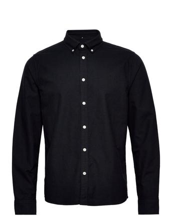 Kristian Oxford Shirt Skjorta Casual Svart Les Deux