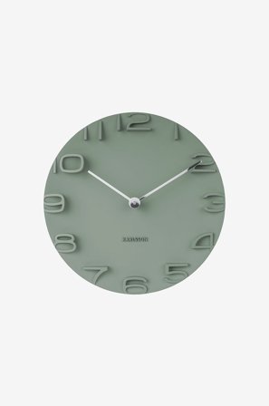 Karlsson - Väggklocka On The Edge - Grön - Väggklockor & bordsur - Från Homeroom