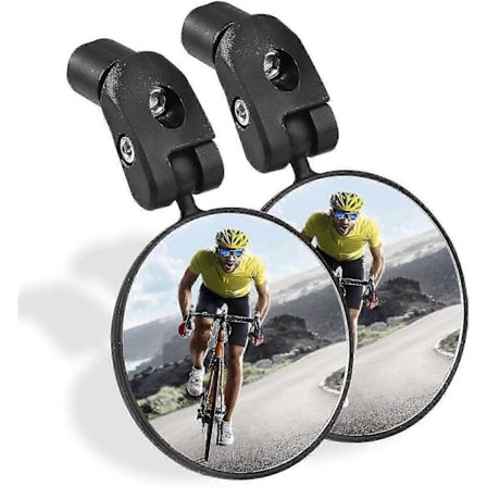 Cykelspegel, 2 st Justerbar Cykel Backspegel, 360° Roterbara Styrbackspeglar För Mountainbike Landsvägscyklar