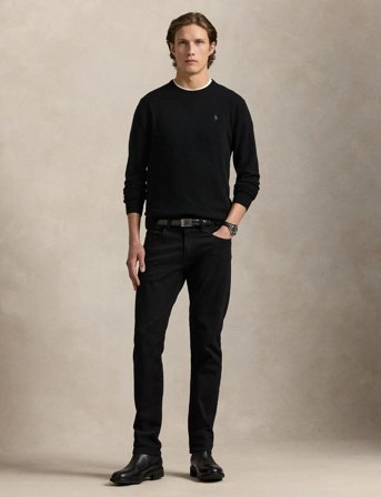 Polo Ralph Lauren Wool Crewneck Sweater - Black - XS