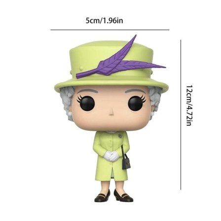 Britisk dronning Elizabeth II Figur dukke Hendes Majestæt Dronning Elizabeth II Mindesmærke Statue