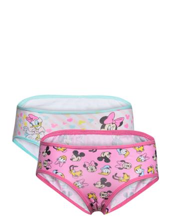 Box Of 2 Briefs Night & Underwear Underwear Panties Multi/mønstret Minnie Mouse