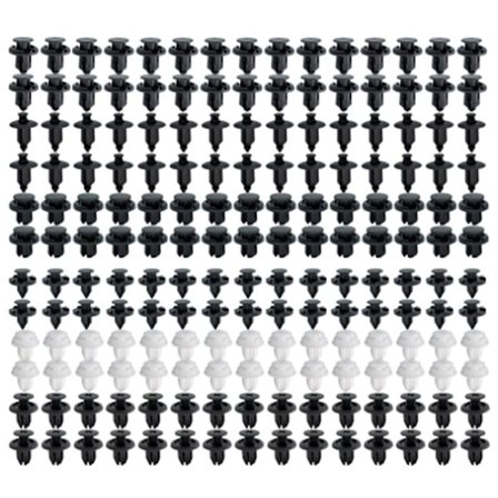 180 stk. bil dørbeklædning panel clips kofanger fender mudderklap fastgørelseselement kit til Accord -V