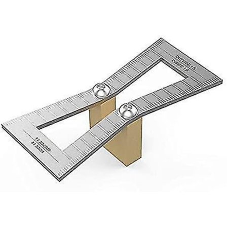 Dovetail-märkare för träfogar, måttstock för dovetail-guide, verktyg