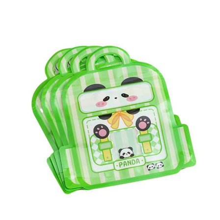 25 stk. Søte godteri-ziplock-poser, snacks, kjeks, matoppbevaring, tegneserie-gaveposer