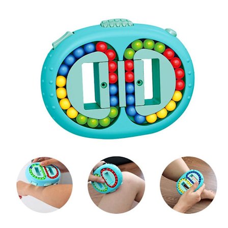 Roterende Magiske Bønner Kube Fingertupp Leke for Voksne Stressavlastning