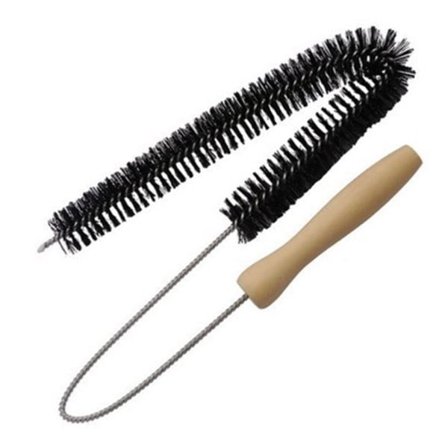 Trä handtag Långt rengöring borste vatten rör dränering muddring verktyg flexibel rengöring borste