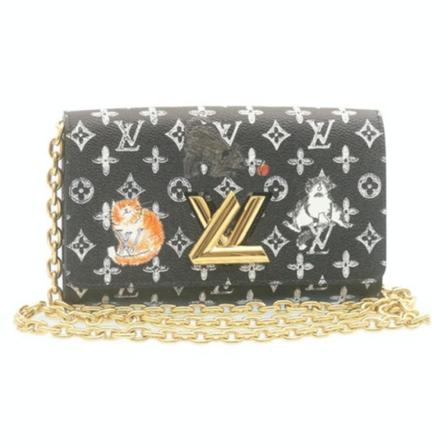 Louis Vuitton Vintage, Pre-owned Wallet Bruin, Dames, Maat:ONE Size,Canvas