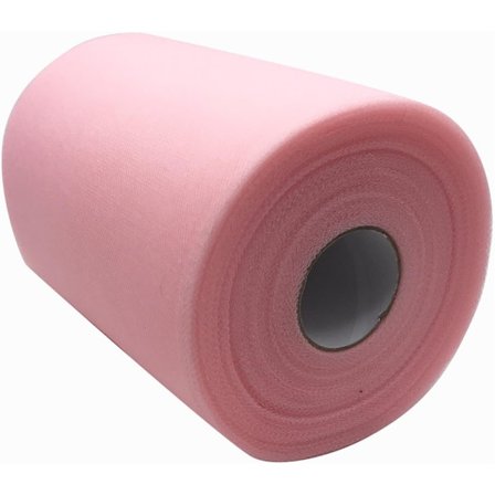 Tyllrull tilgjengelig, bordløper, stoltrekk, tutu, sying, DIY, stoff, bryllup, fest, hvit gaveinnpakning 15,2 cm x 91,4 m