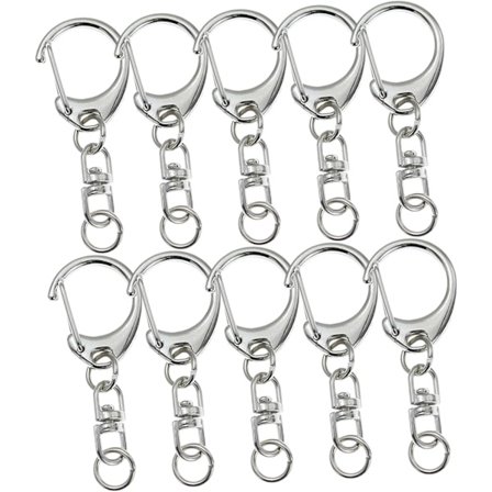 40 kpl metallihummerin kynsikiinnike, napsaukkulaukku kääntyvä kiinnike D-valmistus,