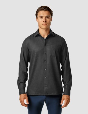 Shaping New Tomorrow - Casual Shirt - Charcoal - Herren - Größe S