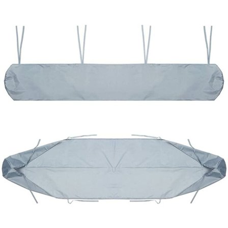 Terrasse Markise, Oppbevaring Terrasse Markise Deksel, Vanntett Støvtett Snøbeskyttelse (2m, Sølv)