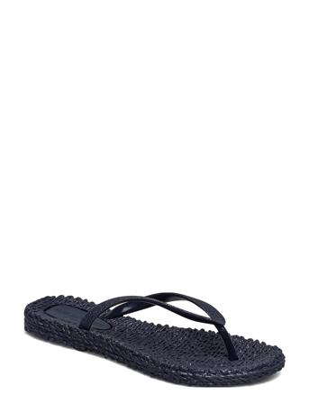 Flipflop With Glitter Shoes Summer Shoes Sandals Blå Ilse Jacobsen*Betinget Tilbud
