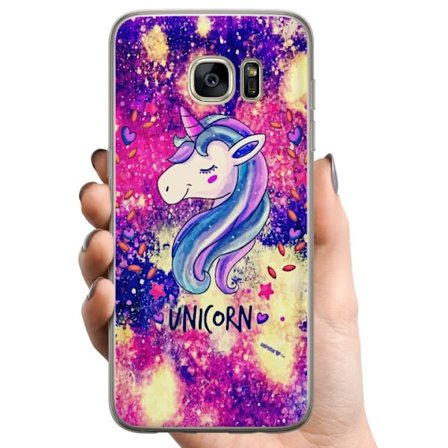 Kompatibel Mobilcover til Samsung Galaxy S7 edge Enhjørning
