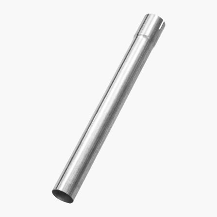Rakt rör med muff 0 5 m 51 mm - Biltema