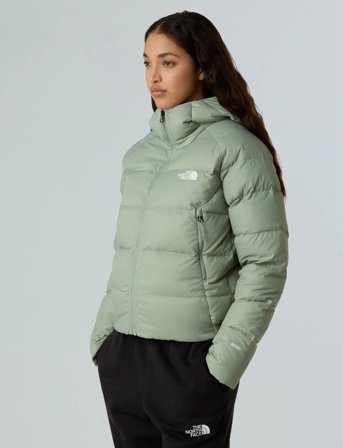 The North Face W Hyalite Down Hoodie - Green - M
