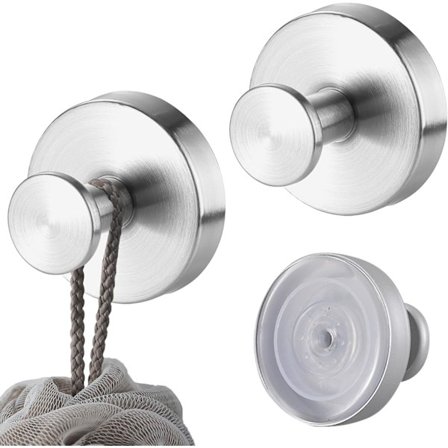 RisingFF Genanvendelige Selvklæbende Brusekroge Uden Boring Sugekop Kroge