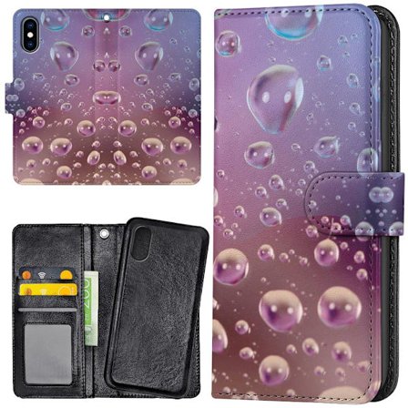 iPhone XR - Plånboksfodral/Skal Bubblor