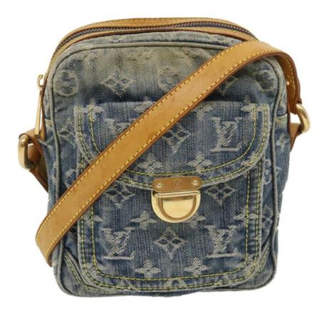 Louis Vuitton Vintage, Pre-owned Crossbody Bag Blauw, Dames, Maat:ONE Size