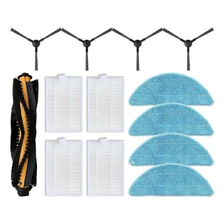 Til Bluebot XBOOST / Reservedele Tilbehør Hovedsidebørste Hepa Filter Mop Klud