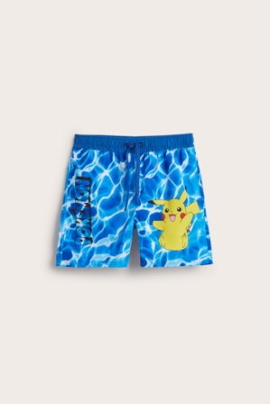 Kappahl | Szorty kąpielowe Pikachu | Niebieski