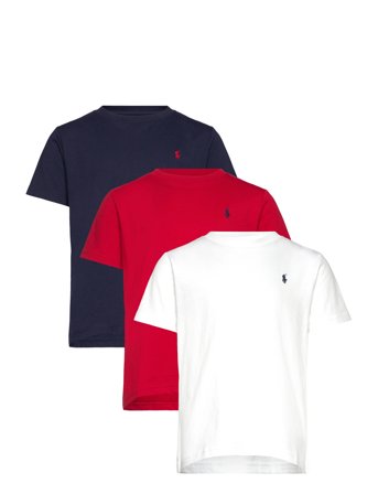 Ralph Lauren Kids | Cotton Jersey Crewneck Tee 3-Pack | 102-108