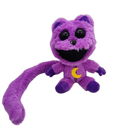 Poppy Playtime Smilende Critters 14" Plysjdukke (CatNap)