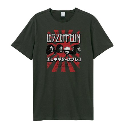 Amplified Unisex Burst Led Zeppelin T-shirt M Charcoal