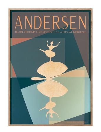 H.c. Andersen - The Musical Home Decoration Posters & Frames Posters Graphical Patterns Multi/mönstrad ChiCura