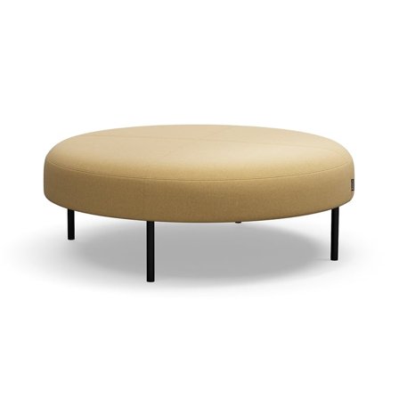 Taburet VARIETY, Ø 1200 mm, stof Pod CS, gul