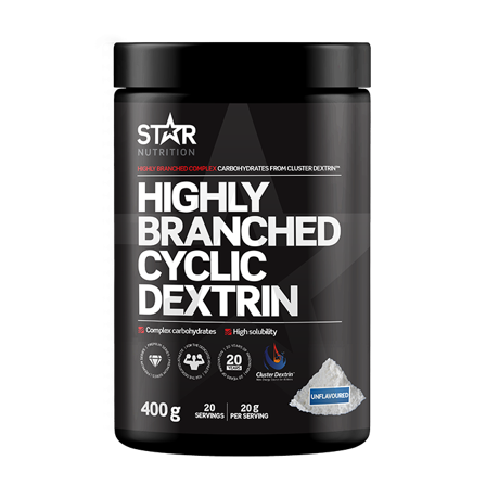 Star Nutrition Meget forgrenet cyklisk dextrin maltodextrin uden smagsstoffer 400 g
