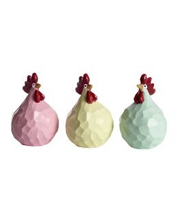 Höna Woddie 3-pack Multi - Påsk - Nääsgränsgården