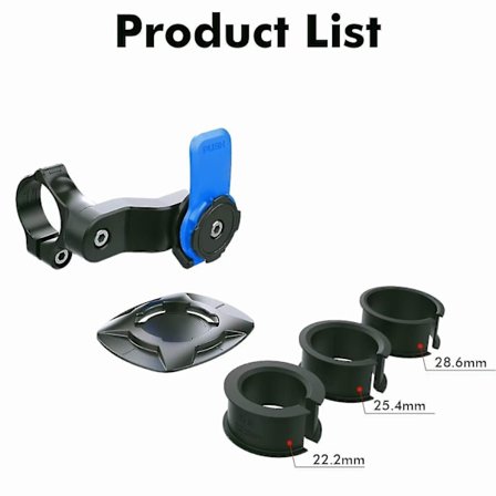 Quad Lock Smartphoneholder for motorsykkelstyre
