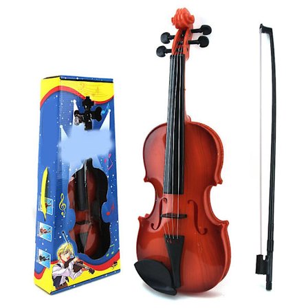 Börja barnfiol musikalisk leksak med simuleringsbåge - Perfekt födelsedagspresent för pojkar och flickor