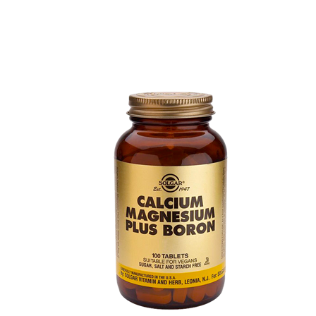 Solgar Kalcium Magnesium + Boron 100 kapslar