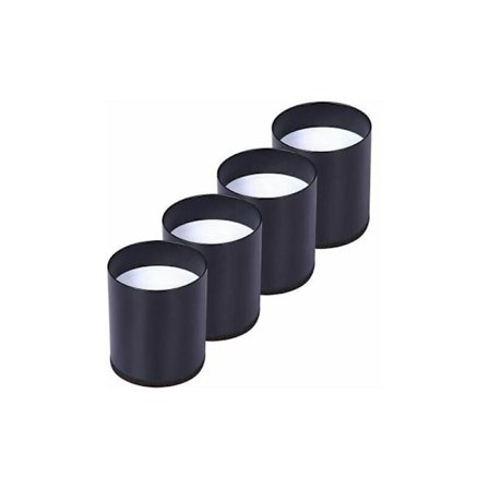 Hevet sengbensett med 4 i karbonstål - Legg til 5 cm høyde - Støtte 10 000 lbs - Ideell for bord, stol, sofa - Plassbesparende for kontor og sengetøy 