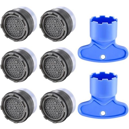 Vannbesparende Kranlufter M18.5, 8 Stykker Kranutløp Kjøkken Bad, Plast